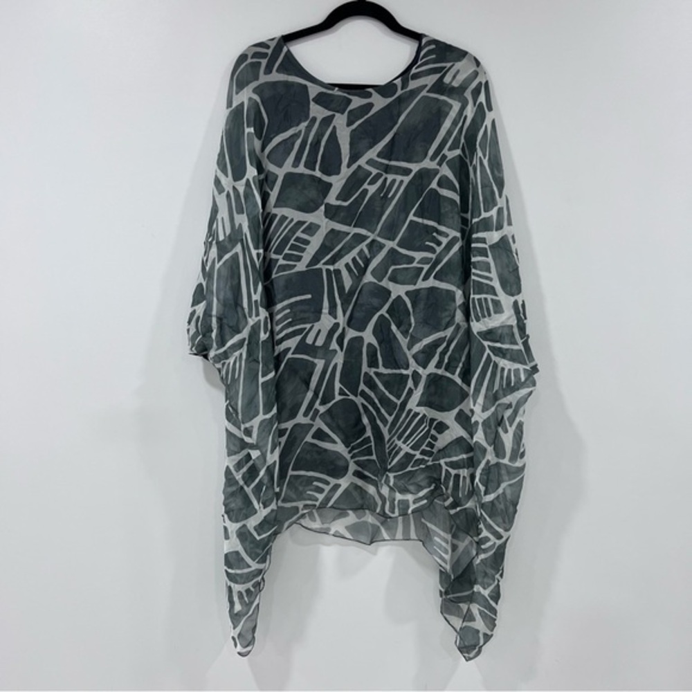 Tina Stephens Silk Poncho
